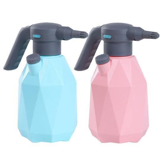 Elektrische Sprühflasche, Pflanzenzerstäuber, selbstansaugende Wasserpumpe, freihändige Bedienung, über USB wiederaufladbarer elektrischer Zerstäuber mit einstellbarer Nebeldüse