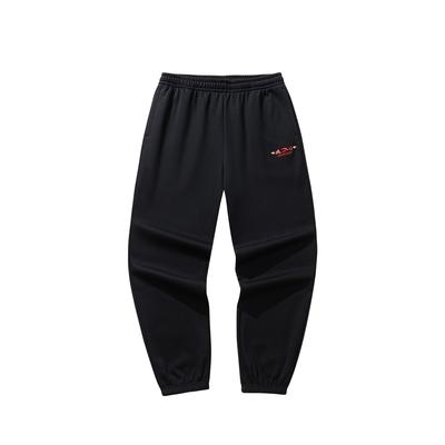 Lifestyle Series Long Pants 2026 Spring Mens Knitted Sports Pants Men Bottoms Basic-Black 952618302-2