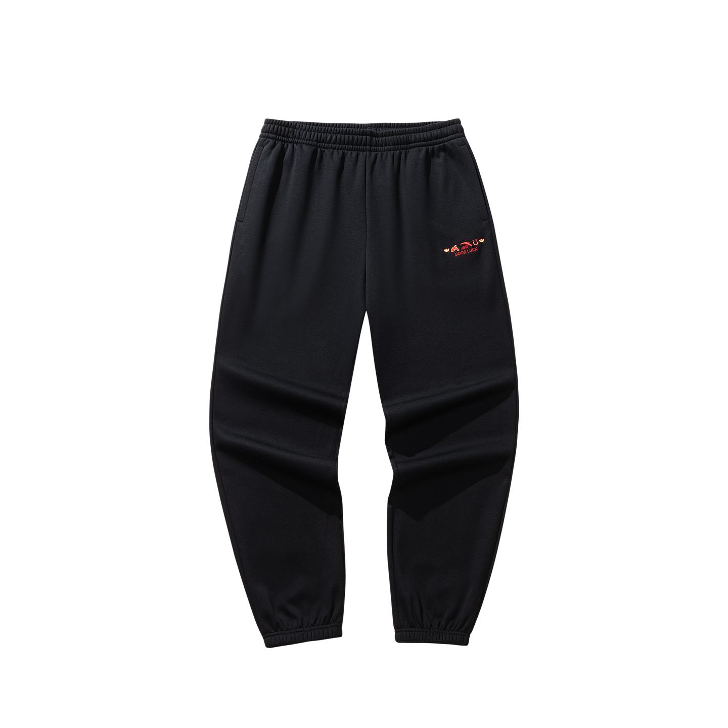 

Anta Серия Lifestyle Длинные брюки 2026 Весна Мужские вязаные спортивные брюки Мужские брюки Базовый черный 952618302-2 3XL