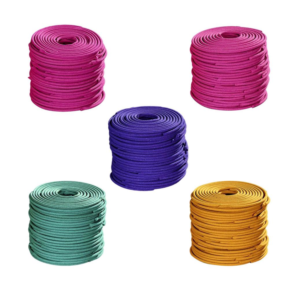 24Pcs Spiral Incense Coils Bedroom Fragrance Living Room Coils for Teahouse Home Office Indoor Meditation