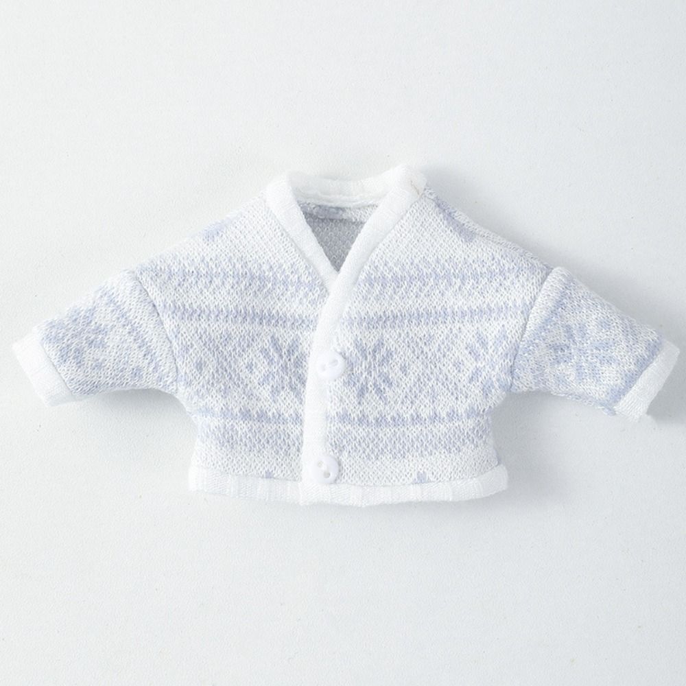 DIY Doll Knitted Coat 8 Styles Winter Warm Tops New Doll Clothes  1/11 1/12 OB11 Dolls