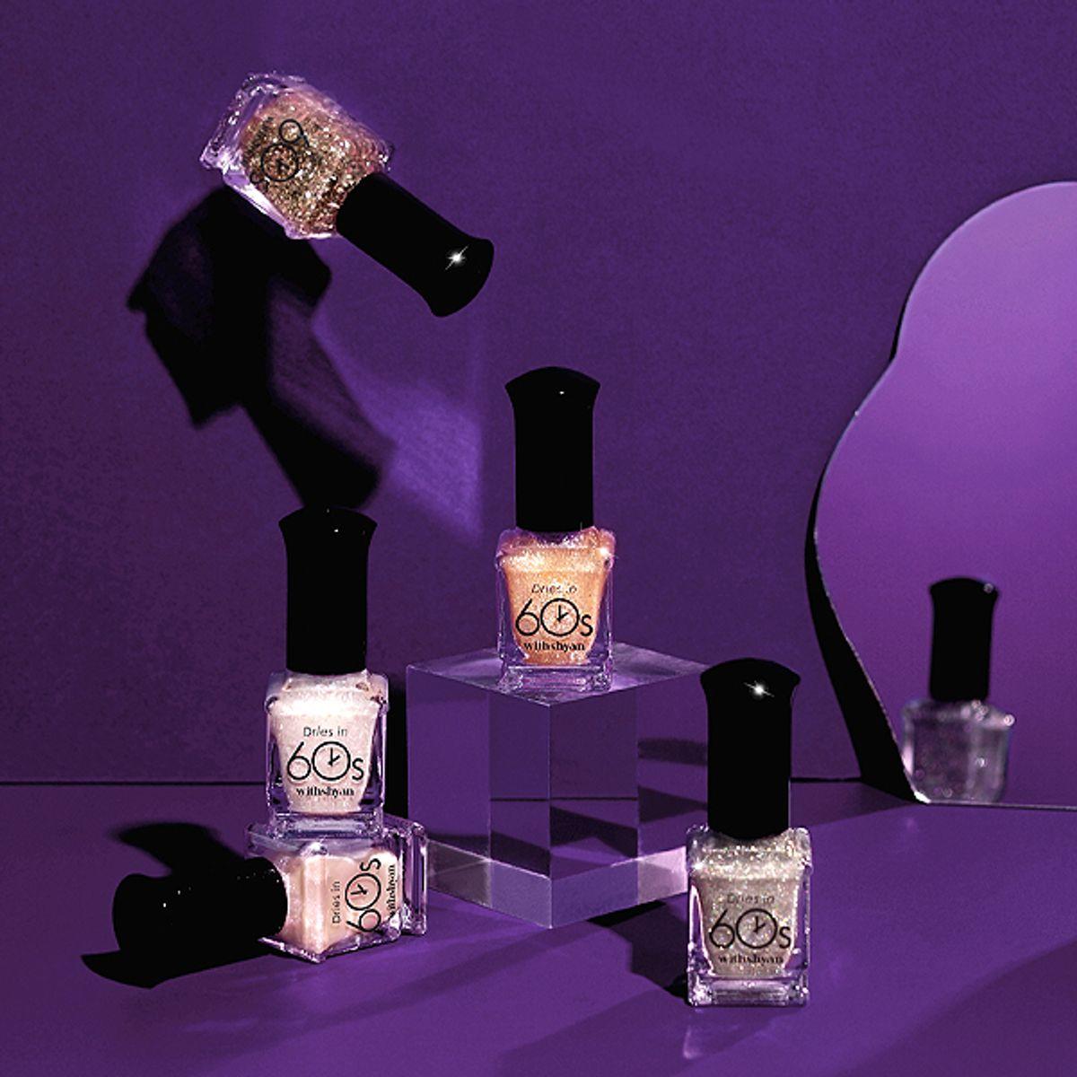 60-Second Drying Nail Polish Glitter Line x2 M98_Crush Pop