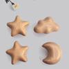 Solid Wood Moon, Star & Cloud Coat Hook for Hallway or Bedroom