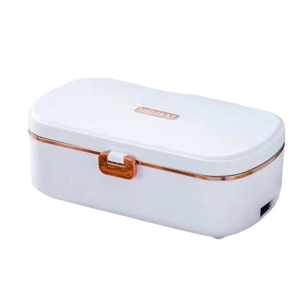 Silent Heating Heated Warmer Lunch Box No Need Water Constant Temperature Lunch Box  Office Worker