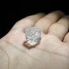 Natural White Crystal Beads: Carved Six-Sided Square, Flower, Lion Head, Cat Paw, Wings - DIY Jewelry Accessories.