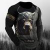 Animal T-Shirts For Mens 3D Wolf Printing Short Sleeve Tops Fashion Personality T Shirt Loose Oversized Tees Shirt Men Clothing