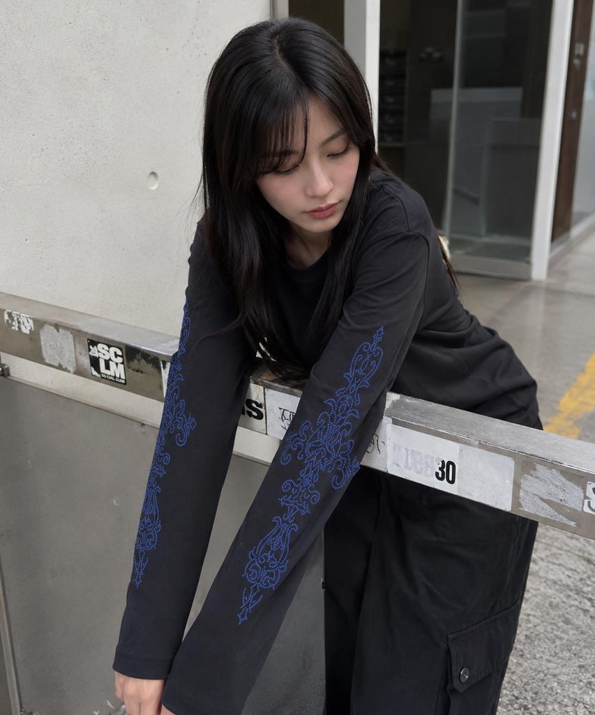 GRAVER ORDINARY [Odnr Unisex] Sim Sleeve Long Sleeve T-Shirt_3Color