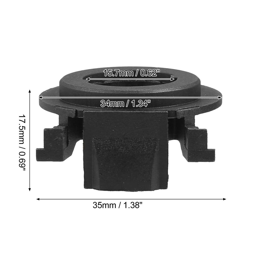 uxcell Car H7 LED Headlight Adapter Base with Key Compatible with Fiat 500 2010-2012 1 Set