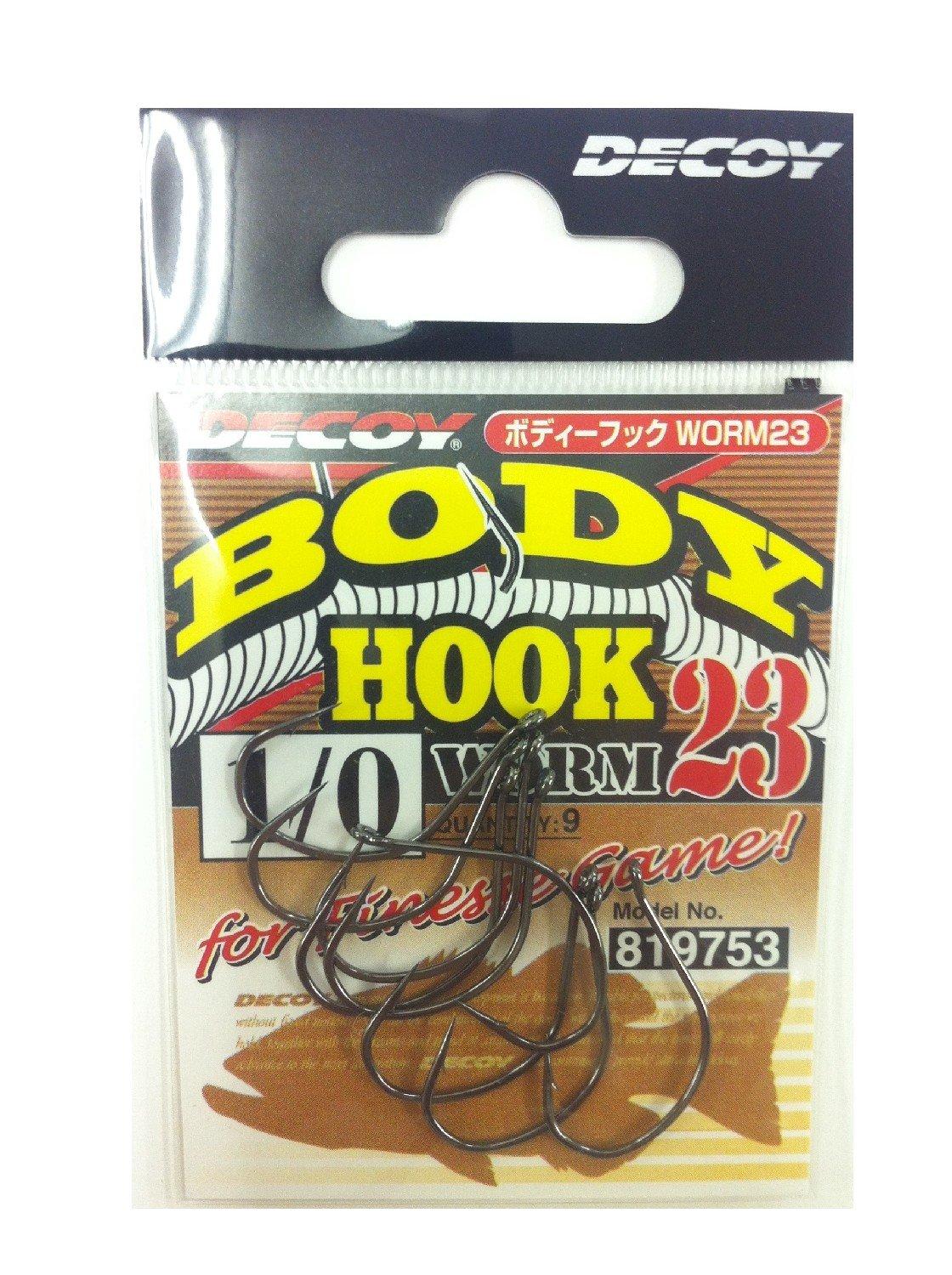 KATSUICHI Decoy Worm 23 Body Hook 1/0 Fishhook 1/0
