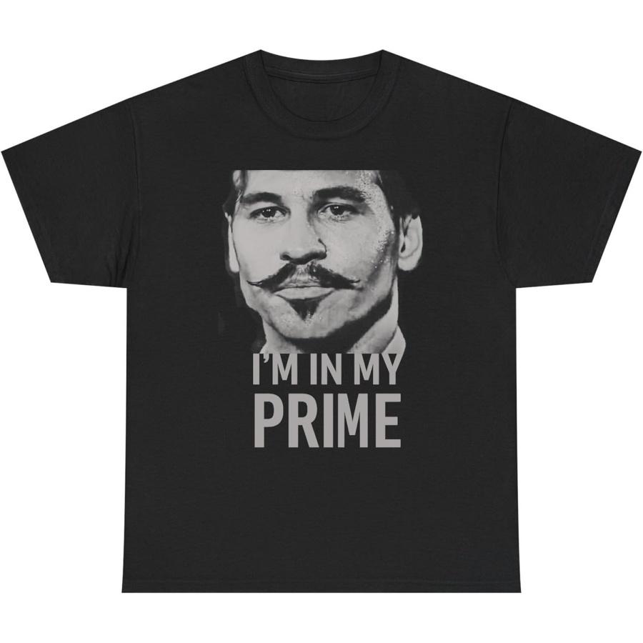 

I m in My Prime Tombstone T-Shirt _ Val Kilmer Movie Quote Tee XXXXXL чорний
