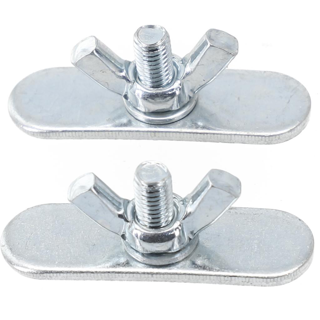 2PCS Stainless Steel Sealing Plate and Butterfly Turnbuckle for Mobile Air Conditioner Suitable for Casement Fixings