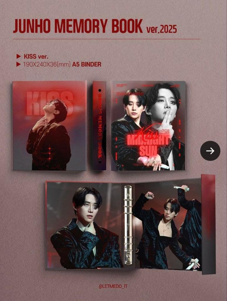 [USED] JUNHO memory book