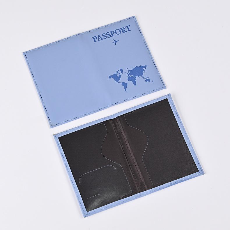 1 Stück Reisepass-Schutzhülle aus Pu-Leder, Dokumentenetui, Reisepass, Schutzhülle, Material, wasserdicht, für Frauen und Mädchen