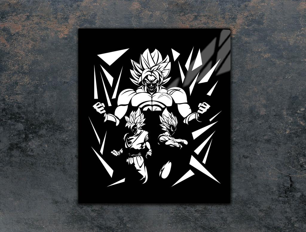 SZKLANA DESKA DO KROJENIA 45x52 ANIME
