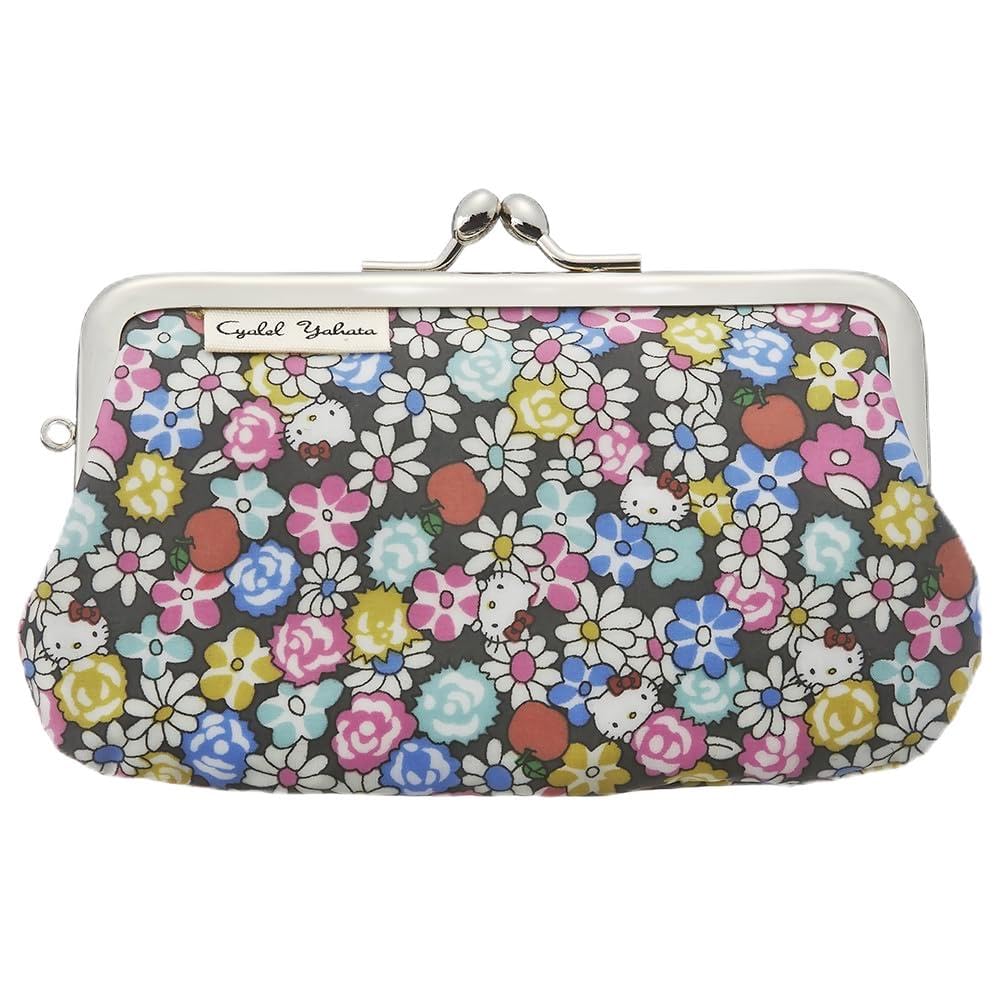 

Мини-сумочка Hello Kitty с застежкой Sanrio Character Liberty Print Floral Pouch Mini Small Makeup Bag Косметичка Cute Made in Japan Picking [Shaler