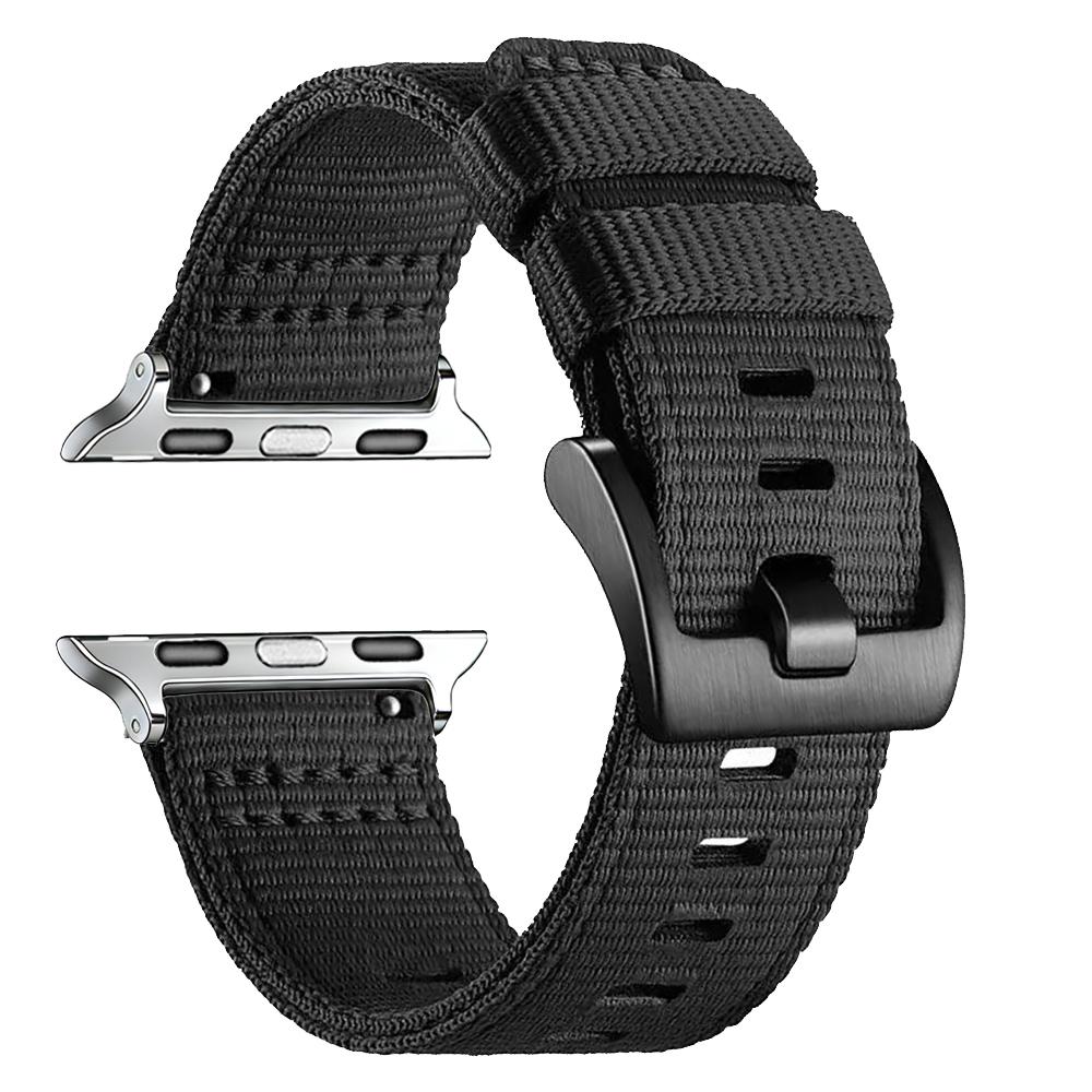 Pour bracelets Apple Watch 45mm 46mm Ultra2 3 49mm 42mm iwatch Band S11 46mm Bracelet en toile de nylon Sangle Série 11 10 9 8 7 6 11 SE