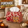 1pc Traditional Orchard Fruit Tissue Box - Pomegranate Honey Jar Napkin Storage Box, Suitable for Rolls/Facial Tissues/Single Sheets, Available for Au