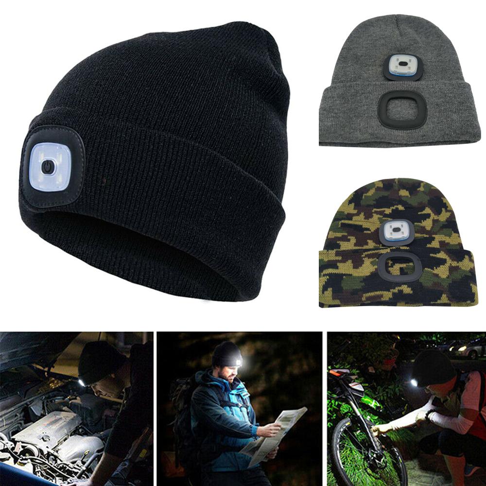 Cappello a maglia termica con luce a LED Unisex Inverno caldo torcia  Lampada Cappuccio acquista in modo economico — spedizione gratuita,  recensioni reali con foto — Joom