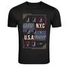 Nowy Jork NYC Miejska Typografia Graficzny T-shirt