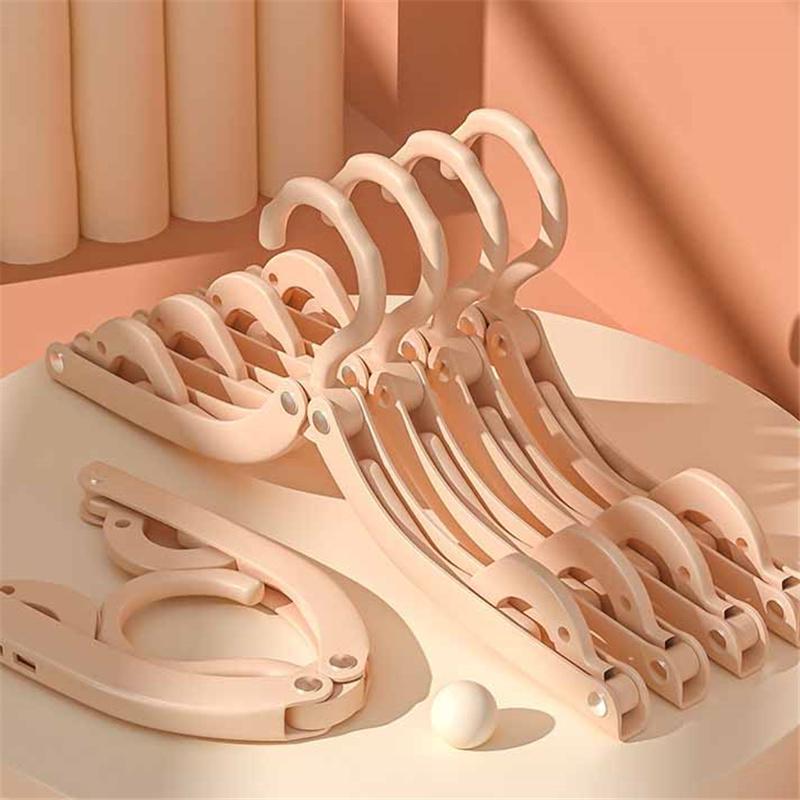 Портативная складная вешалка для пальто Business Trip Magic Solid Color Nonslip Multifunction Mini Drying Rack 1PC