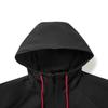Li-Ning Windproof Water-Repellent Color-Block Hooded Cotton Jacket Men Jackets AJMW089-1