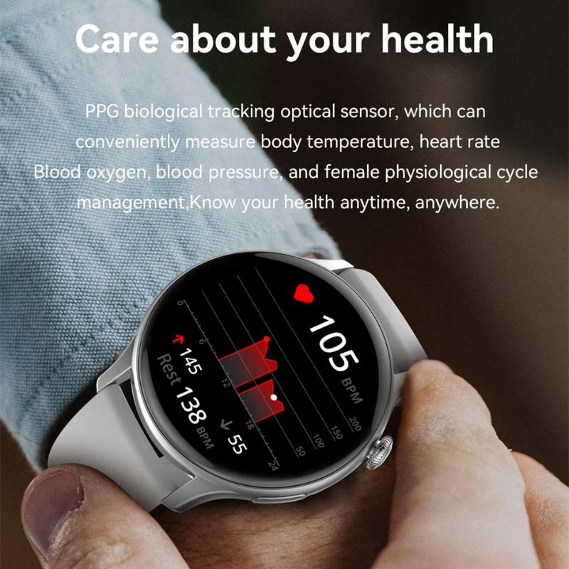 2025 NFC Smartwatch Amoled HD GPS Track Sportarten Herzfrequenz Bluetooth-Anruf Wasserdicht Damen Frauen Smartwatch Für Huawei Xiaomi