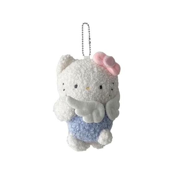 (Азуноуазу Плюс) ASKNOWASPLUS ZY0548 С Sanrio BC Tenshi Kitty F Милый Брелок Цепочка-Кольцо Белый Ангел Хелло Китти Китти