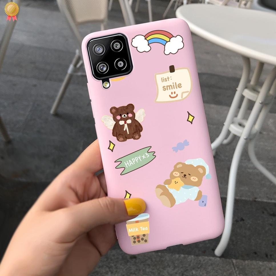 Für Samsung Galaxy A12 A42 Hülle Niedliche Cartoon Weiche Silikon Stoßstange Abdeckung Für SamsungA12 Funda Samsung A12 A42 A 12 42 Handyhülle