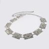 High-end Women's Waist Chain Retro Carved Metal Waist Chain Fashionable Versatile Square Women's Waist Chain