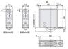 Bottom adjustable door recessed door opening type ATOM Can be adjusted up and roller, [Atom] FA1000-BY down.