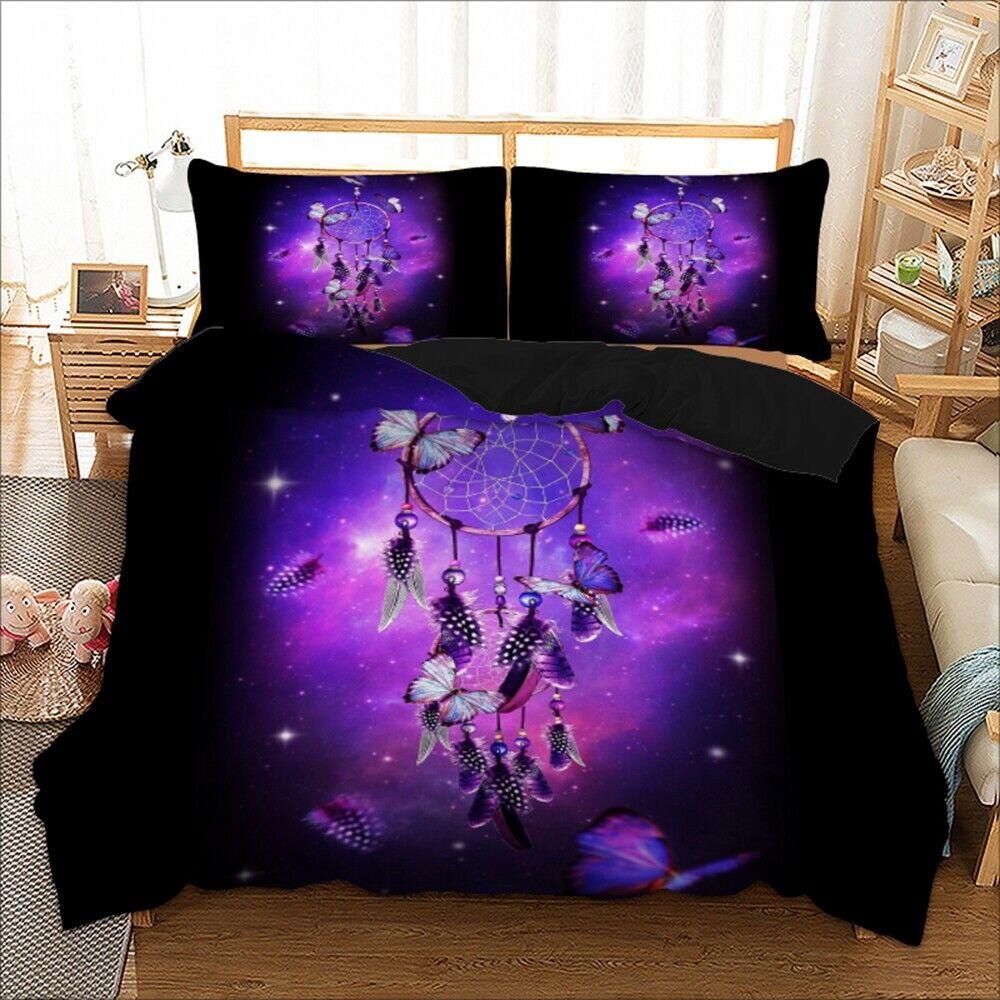 Dream Catcher Quilt Duvet Doona Cover Set Single Double Queen King Size Bedding
