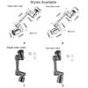 User Friendly Kitchen Faucet with Splash Proof Design and Metal Finish