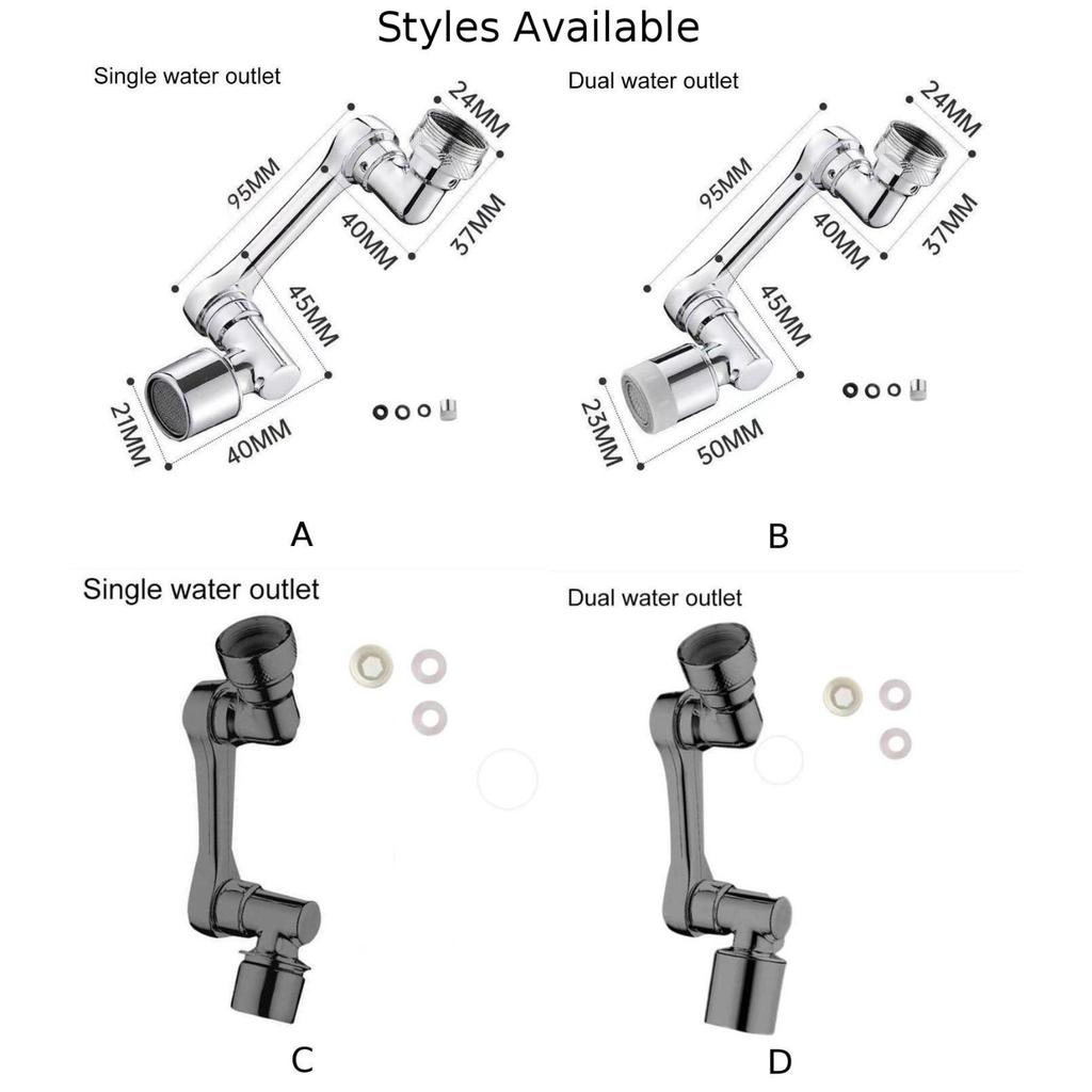 User Friendly Kitchen Faucet with Splash Proof Design and Metal Finish
