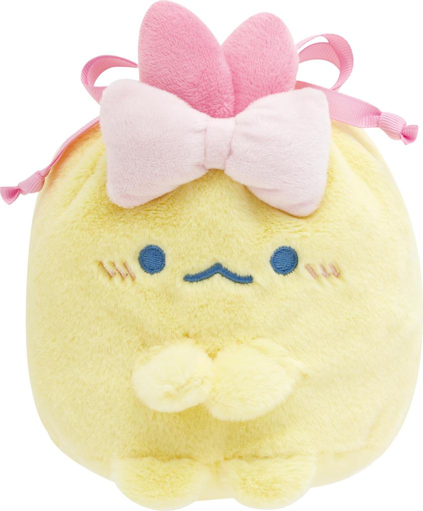 CA70401 Sumikkogurashi Dreaming Tails Plush Drawstring Bag