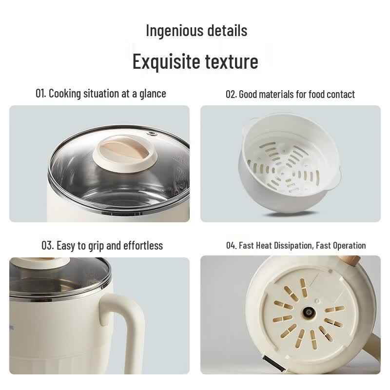 BEAR Multi-functional Electric Cooking Pot CN Plug (adapter Included)