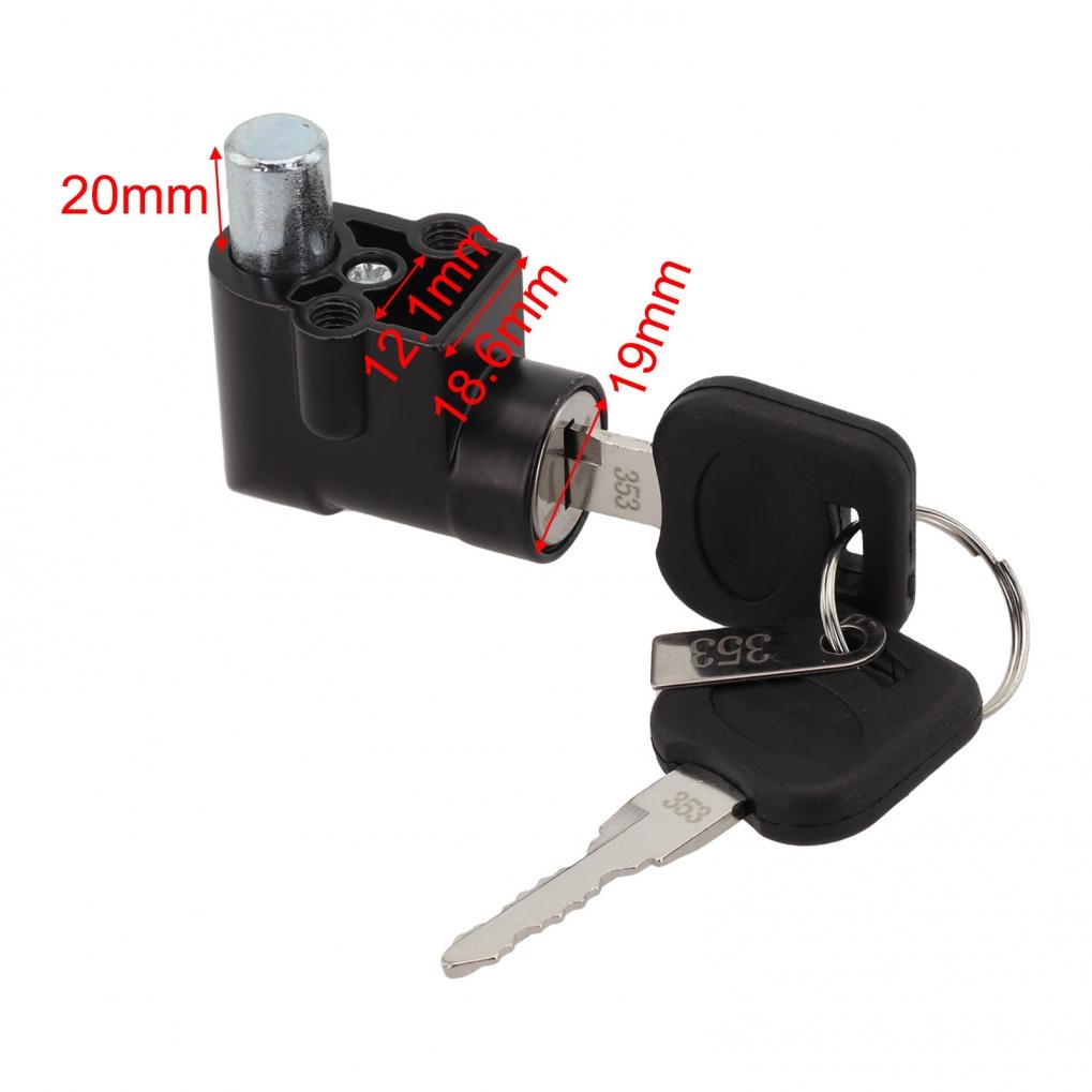 Bike Battery Lock For Ebike Battery Security Power Lock & Key Battery Case Lock