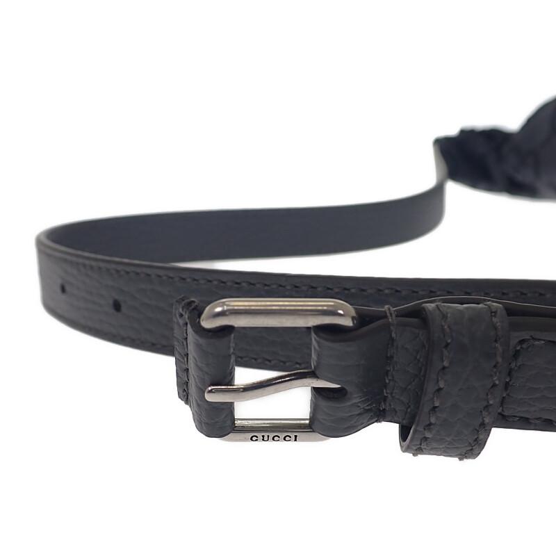 GUCCI  767934 body bag black/gray mens