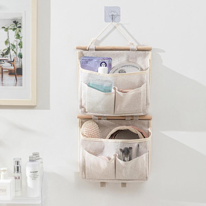 Wall Mount Storage Bag For Bedroom Organizer With Large Capacity For Dorm Room And Closet Use
