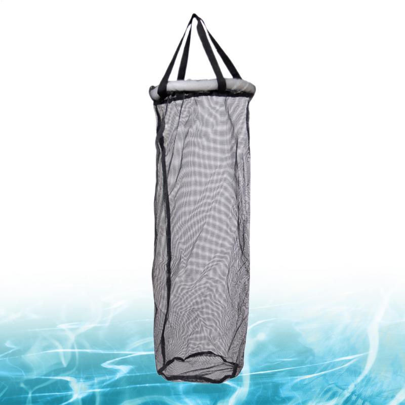 Quick-Drying Floating Fish Basket Fish Cage Folding Floating Fishing Bags Portable Net Cage For Storage Bait Crayfish Minnow