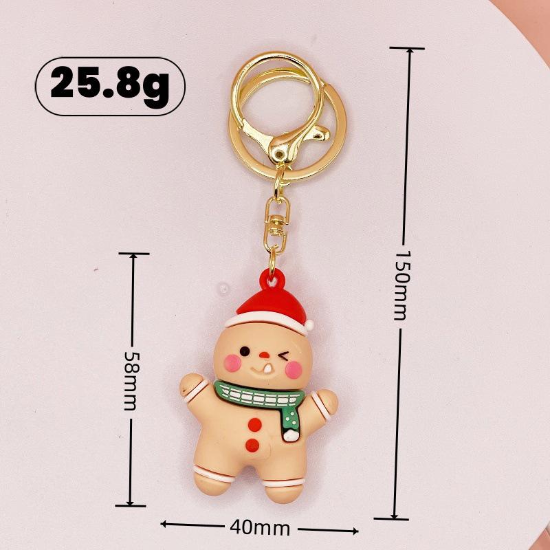 Cute Santa Claus Christmas Keychain Pendant - Backpack or Car Ornament & Children's Gift