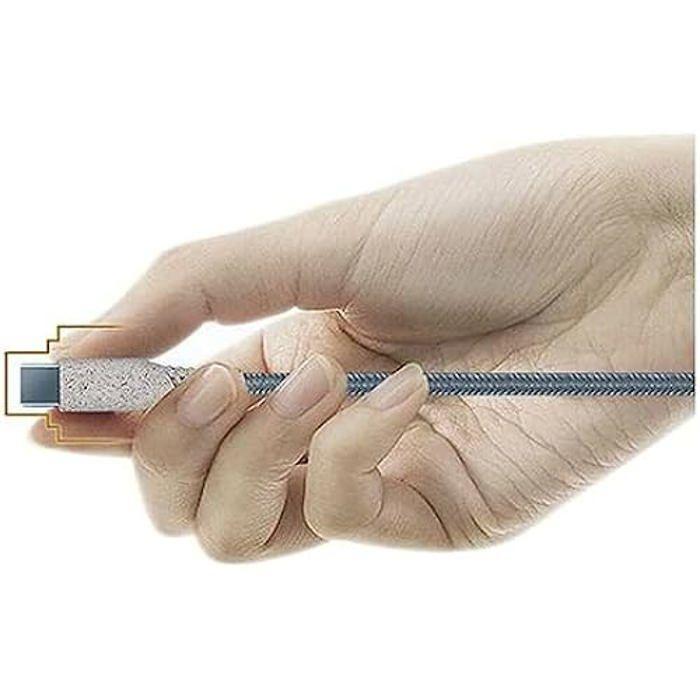 Câble De Données Chargeur - KSIX - USB C - 1M - Noir - Compatible Avec Plusieurs Appareils