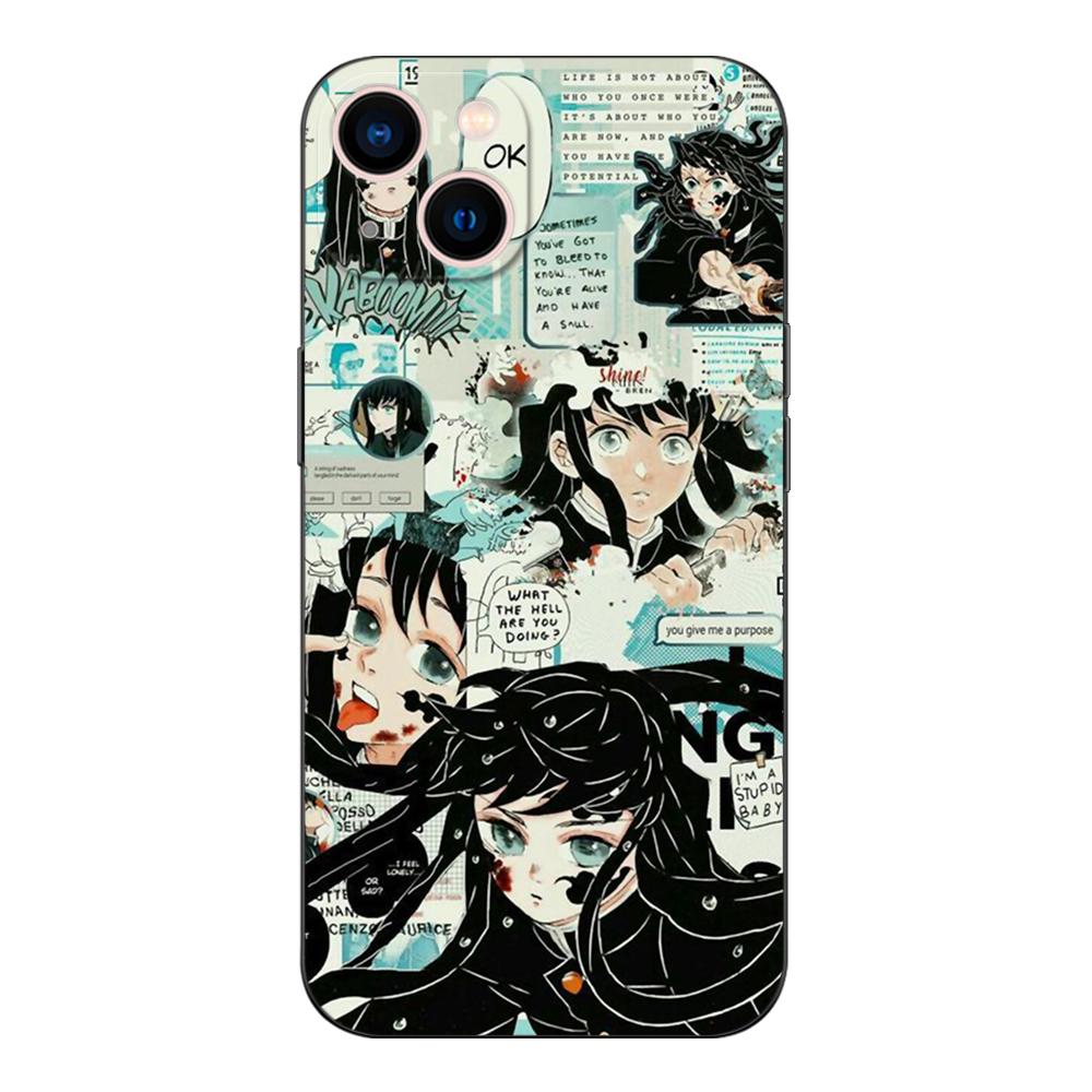 Black Tpu Case For Motorola Moto G31 G40 Fusion G41 G50 G51 edge30 G10 G20 G30 G100 5G G22   Tokitou Muichirou