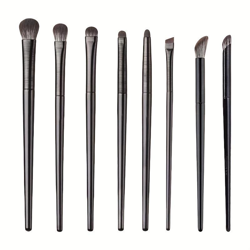3/6/8/10-Piece Eye Makeup Brush Set: Eyeshadow, Under-Eye, Angled Eyebrow, Eyeliner, Blending & Detailing Brushes
