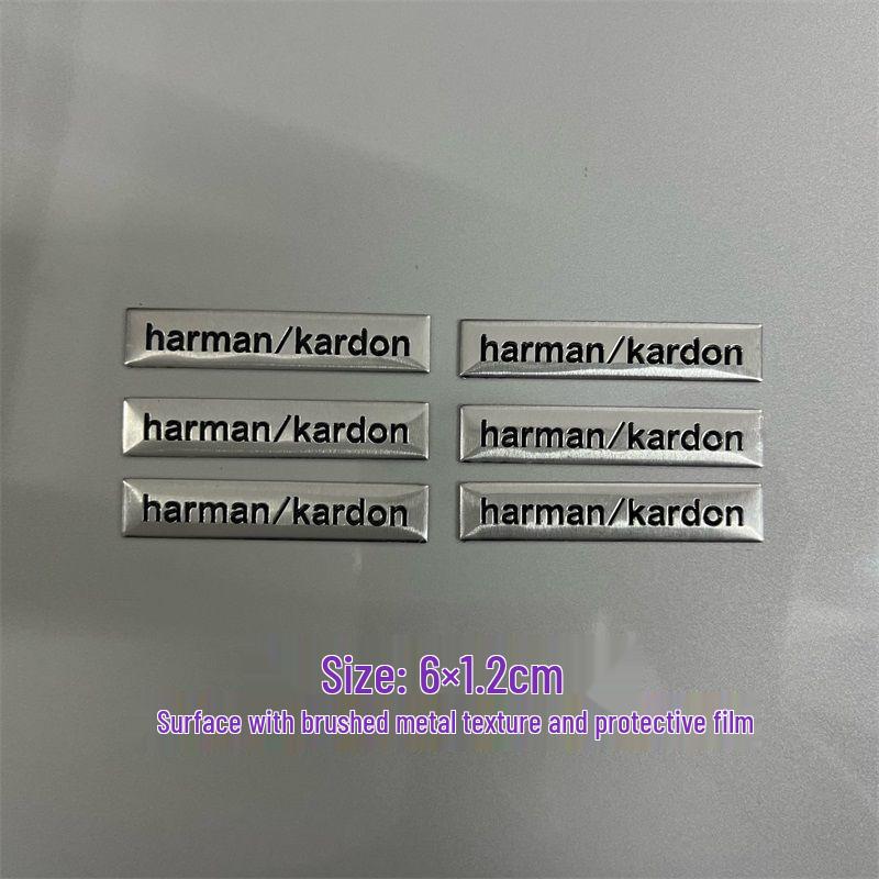 Dekorative Metallaufkleber für Auto-Audio-Lautsprecher von Bose, Harman Kardon, JBL.
