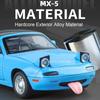 1:24 Mx-5 Toys Cars Alloy Diecast Models With Light Sound Miniature Vehicle Wheel Steering Car Model For Child Adult Gifts