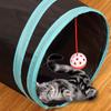 Cat Tunnel Toy 5 Way, Collapsible Cat Playhouse Pet Play Tunnel Tube with Storage Bag for Cats, Puppy, Rabbits, Ferret, Guinea Pig, Indoor and
