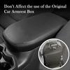 Car Armrest Center Console Covers For Toyota RAV4 Accessories 2026 2025 2024     , PU Leather Middle Console Lid Cover Pad Protector(Black Line)