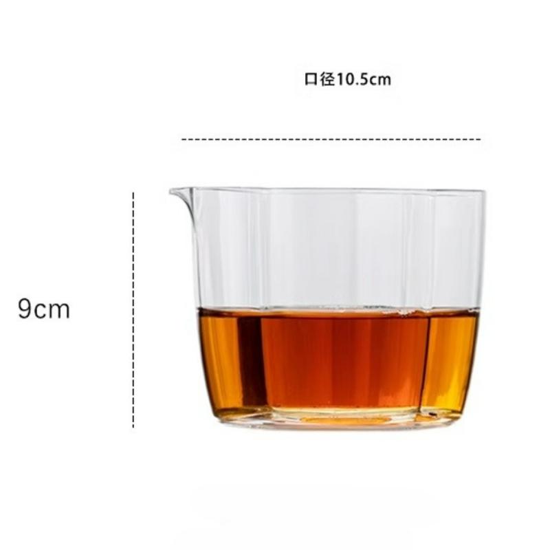 Japanese Style Transparent Heat Resistant Glass TeaCup Handmade Single Tea Pot Kung Fu Tea Cup Tea Set Accessories 2025 New