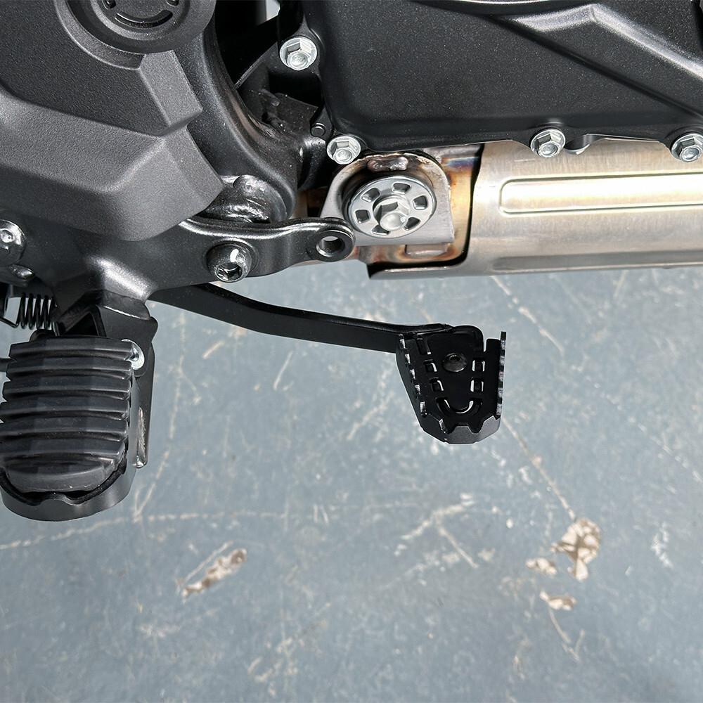 Hinterer Fußbremshebel Pedal Vergrößerte Pedalauflage für HONDA XL750 Transalp 750 2024