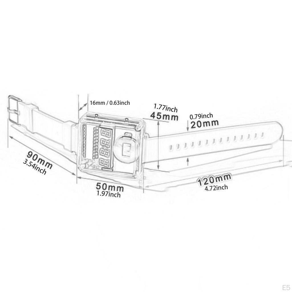 Kit Orologio Elettronico Fai da Te Display Digitale LED per Oggetto Didattico Gadget per Feste